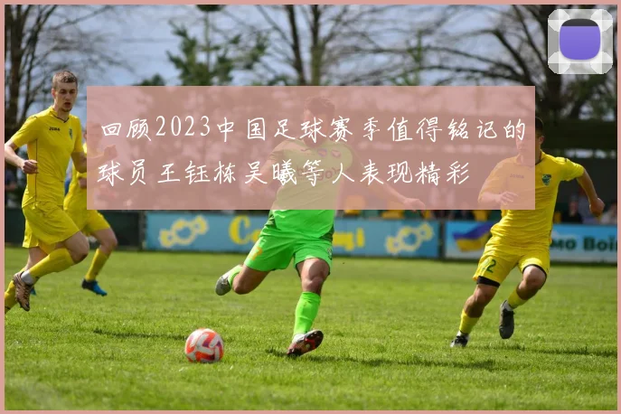 回顾2023中国足球赛季值得铭记的球员王钰栋吴曦等人表现精彩